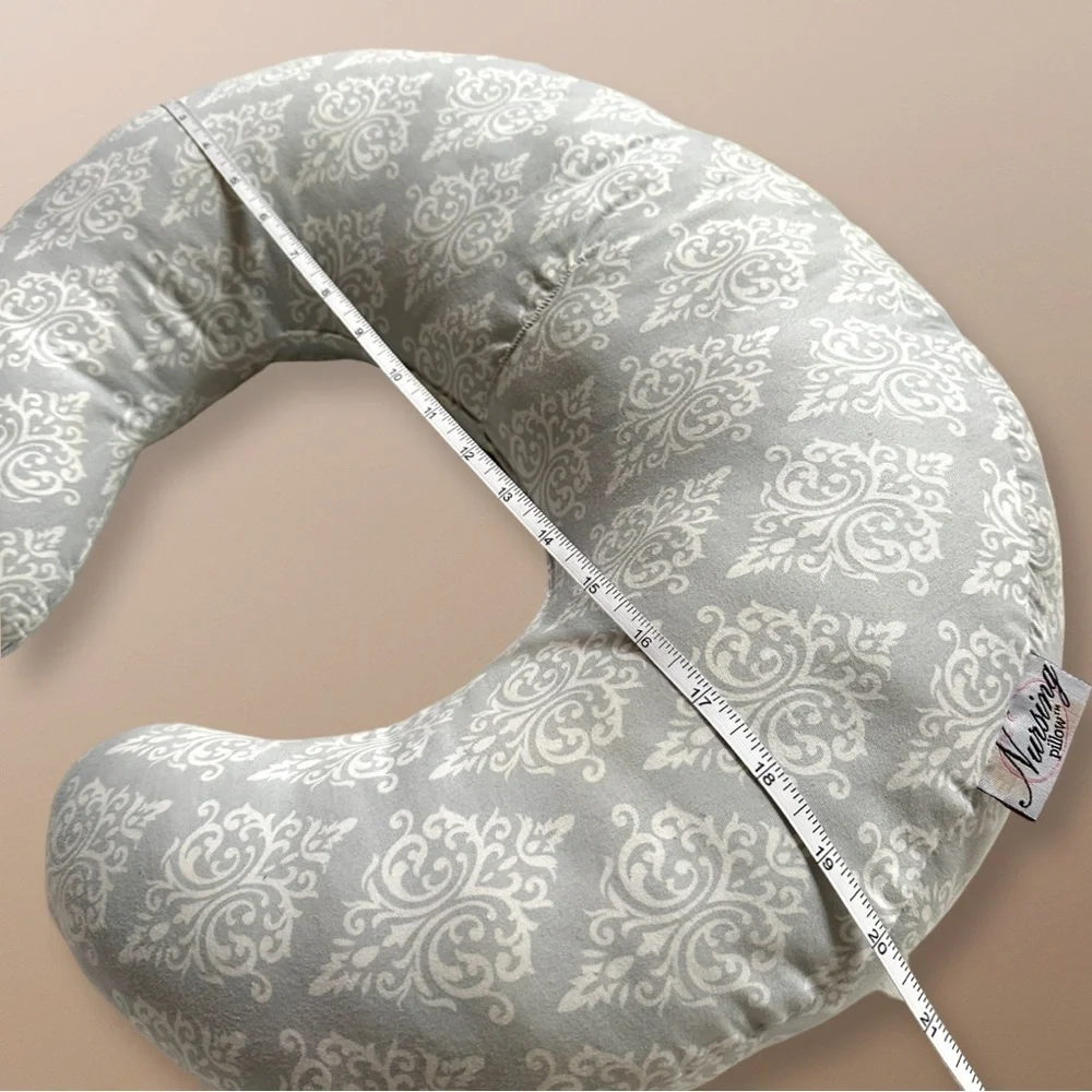 ⭐️ 5 for $25 Nursing Pillow / Neck Pillow Grey White Pattern